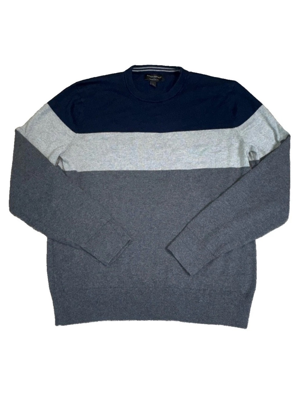Banana Republic Premium Luxe Yarn Men’s S Cashmere Silk Cotton Colorblock